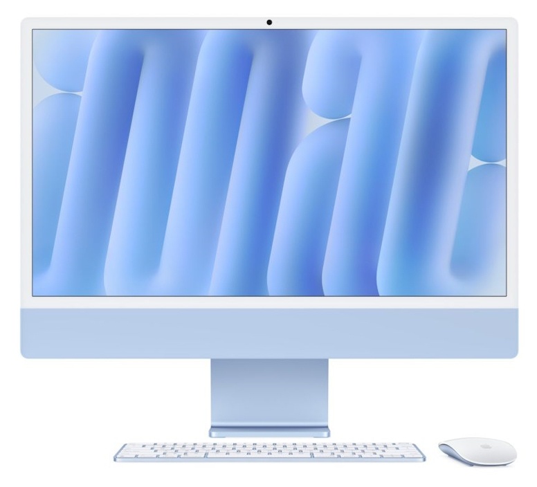 iMac 24-inch, 4.5K Retina display, Apple M4 10C CPU/10C GPU/16GB/256GB SSD - Blue T1