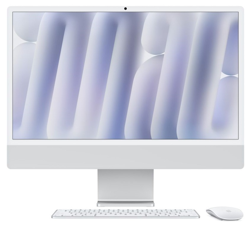 iMac 24-inch, 4.5K Retina display, Apple M4 10C CPU/10C GPU/16GB/256GB SSD - Silver T1