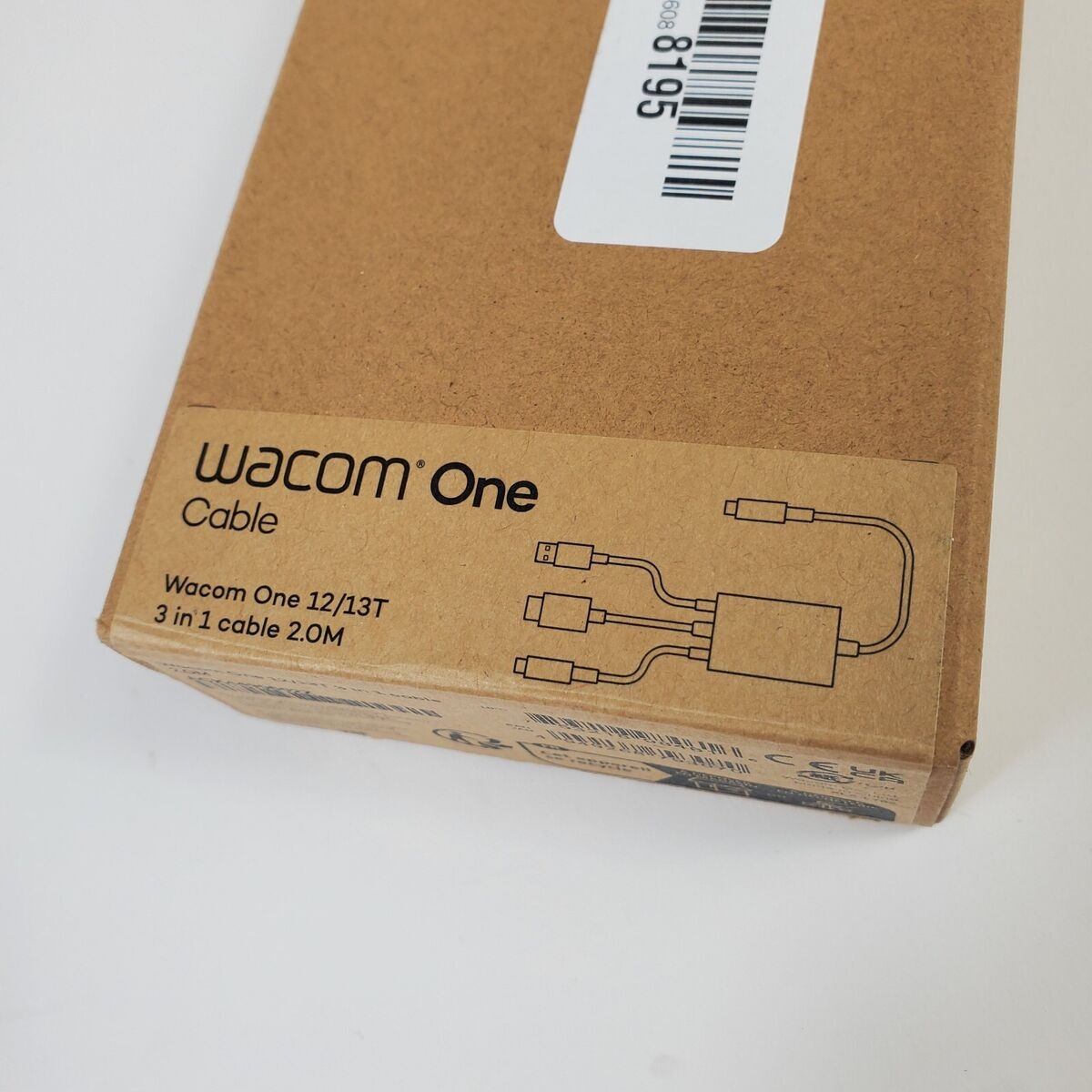 Wacom One Display 12/13T, 3 in 1 cable (2m) T3
